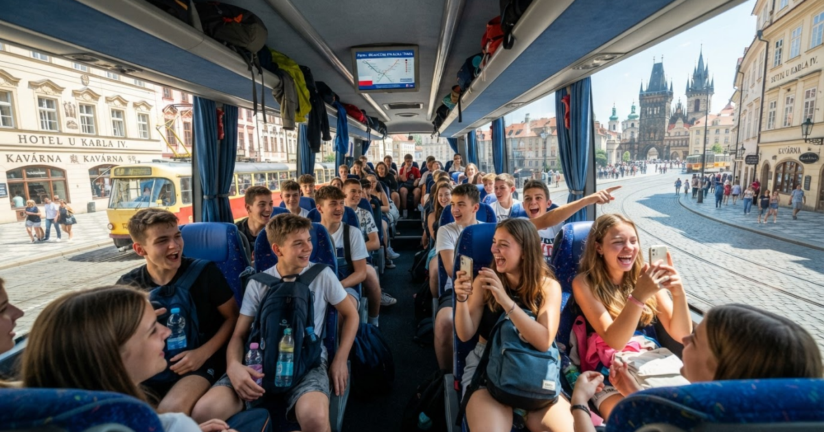 Przewóz osób autokarem - Bielsko-Biała do atrakcji w Czechach